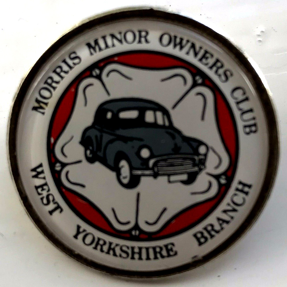 Morris Minor Owners Club car badge